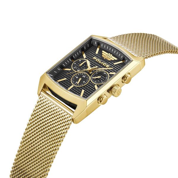 Police Quartz Multifunction Black Dial Stainless Steel Strap Watch for Men - image number 3