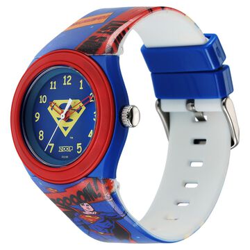 Zoop by Titan Justice League Quartz Analog Blue Dial Polyurethane Strap Watch for Kids