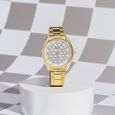 Sonata Poze Quartz Analog Blue Dial Rose Gold Colour Stainless Steel Strap Watch For Men