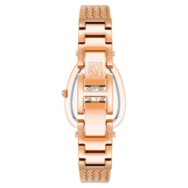 Anne Klein Quartz Analog Pink Dial Rose Gold Stainless Steel Strap Watch For Women - image number 2