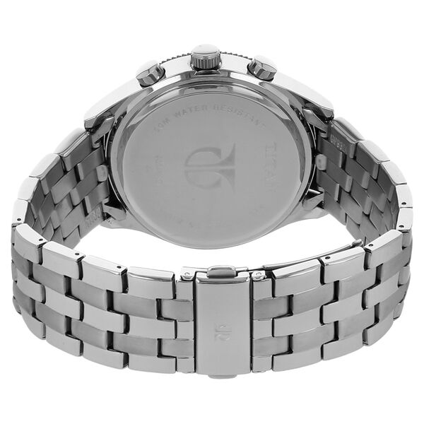 Titan Quartz Multifunction Black Dial Watch for Men - image number 3