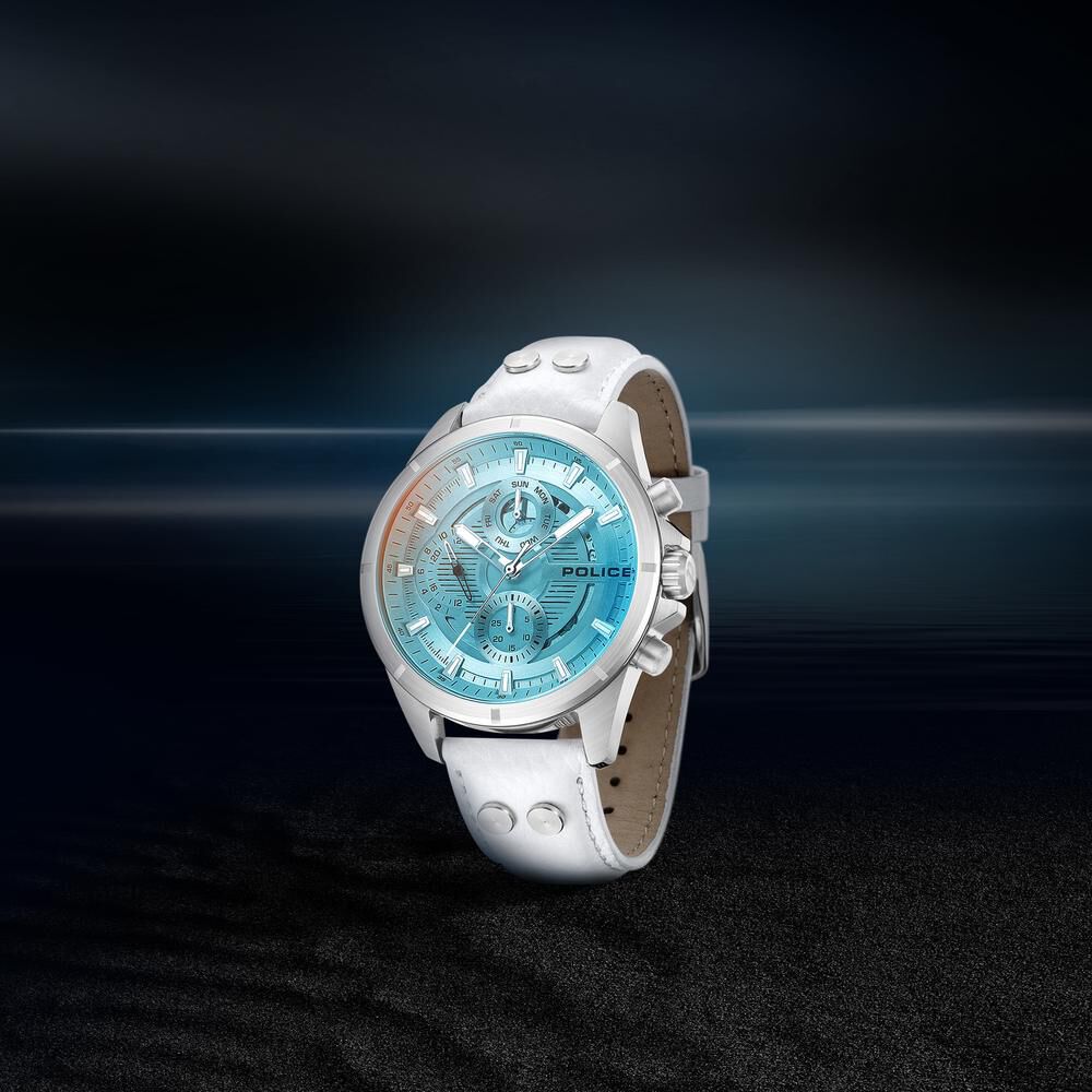 Buy Online Police Grey Dial Quartz Multifunction Watch for Men