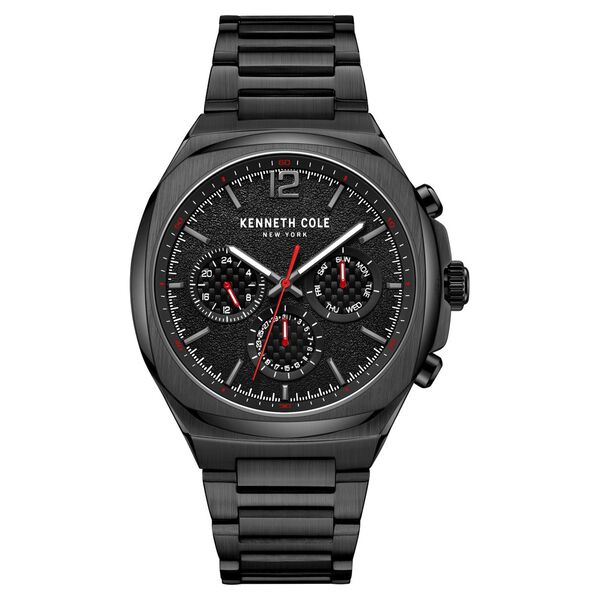 Kenneth Cole Multifunction Black Dial Watch for Men - image number 0