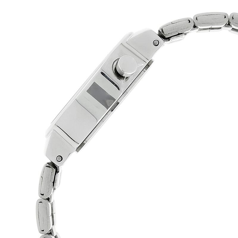 Fastrack Checkmate Quartz Analog Off White Dial Stainless Steel Strap Watch for Girls - image number 2