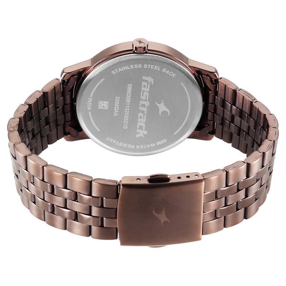 Buy Online Fastrack Urban Camo Black Dial Watch for Guys