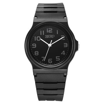 Zoop Back To School Quartz Analog Black Dial Polyurethane Strap Unisex Watch