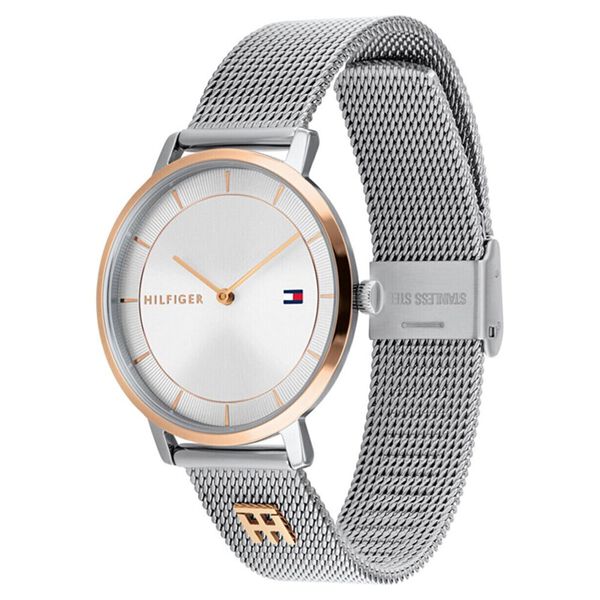 Tommy Hilfiger Quartz Analog White Dial Stainless Steel Strap Watch for Women - image number 1