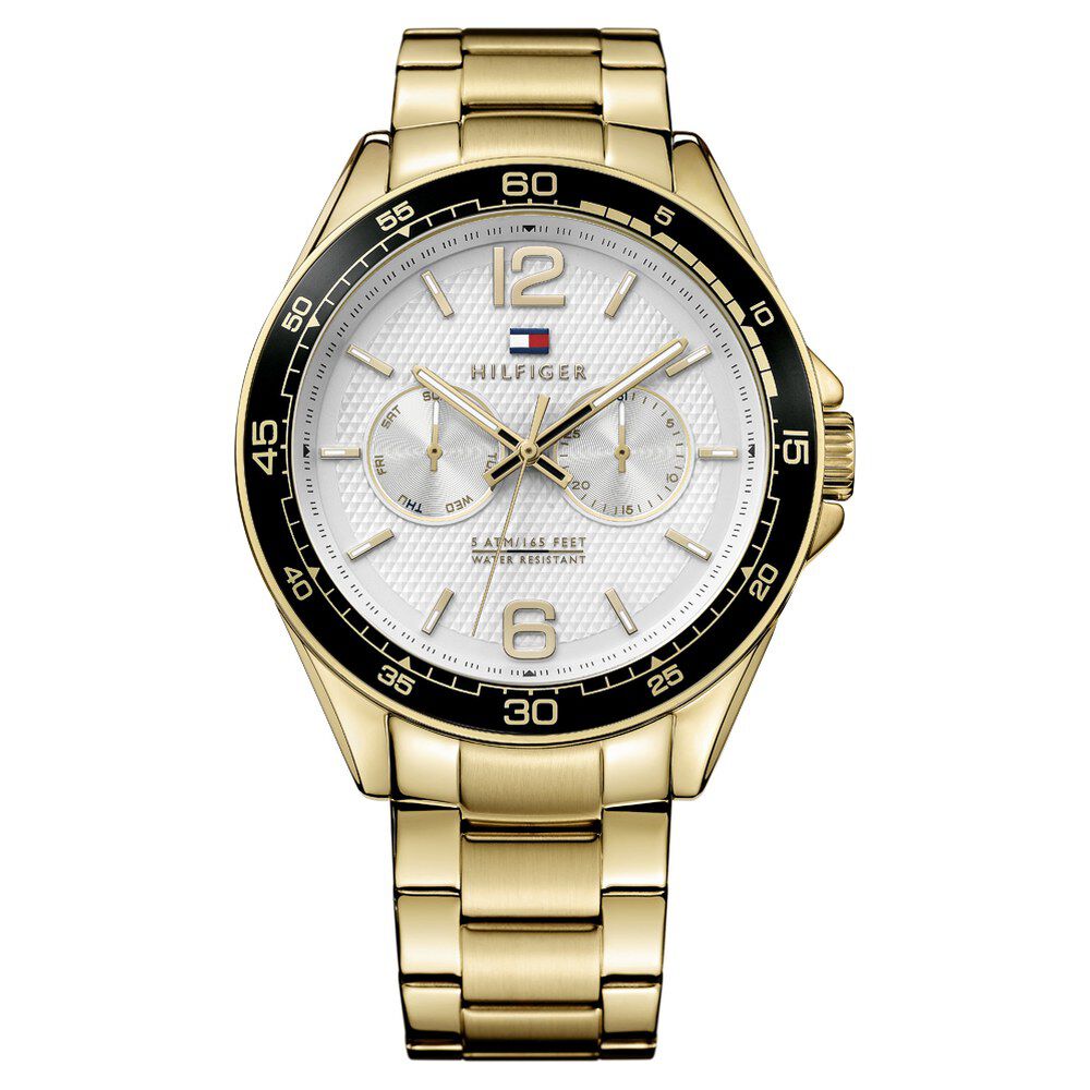 Buy Online Tommy Hilfiger Quartz Multifunction Silver Dial