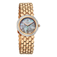 Titan Raga Paris, with Love  Analog White Mosaic Pattern Mother of Pearl Dial Red Stainless Steel Strap Watch For Women - image number 1