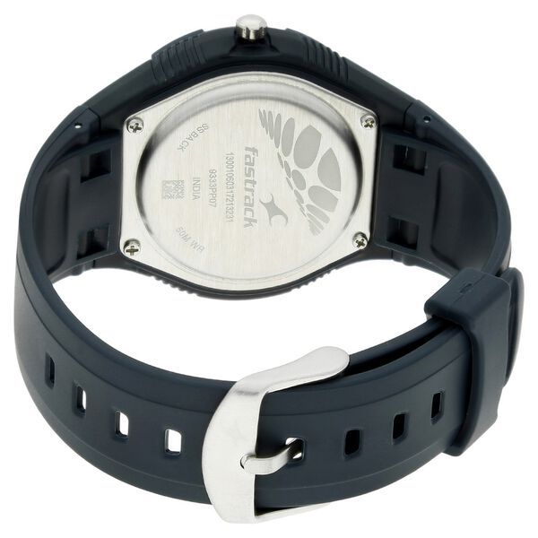 Fastrack Quartz Analog Black Dial Plastic Strap Watch for Guys - image number 3