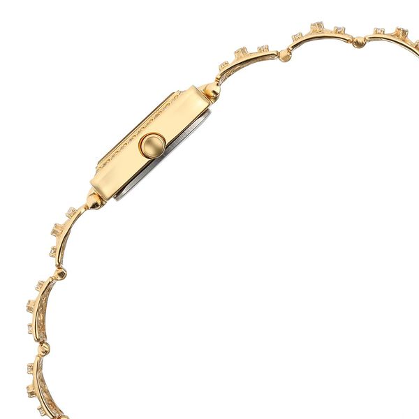 Titan Nebula Jewels 18k Gold Analog with Diamonds Watch for Women - image number 3