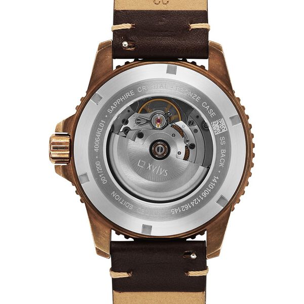Xylys Mariana Swiss Analog with Date Green Dial Geniune Leather Strap Watch For Men - image number 6