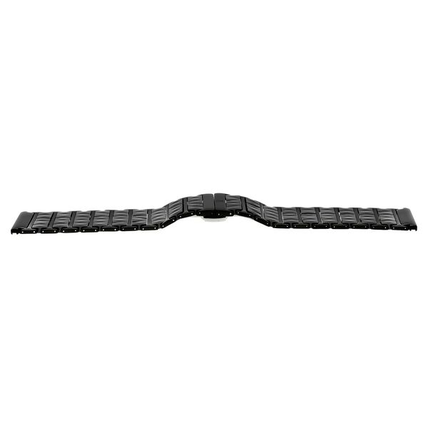 22 mm Black Ceramic & Metal Straps for Men - image number 1