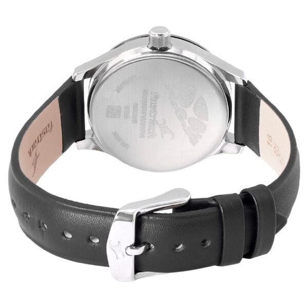 Fastrack Quartz Analog Black Dial Leather Strap Watch for Girls - image number 2