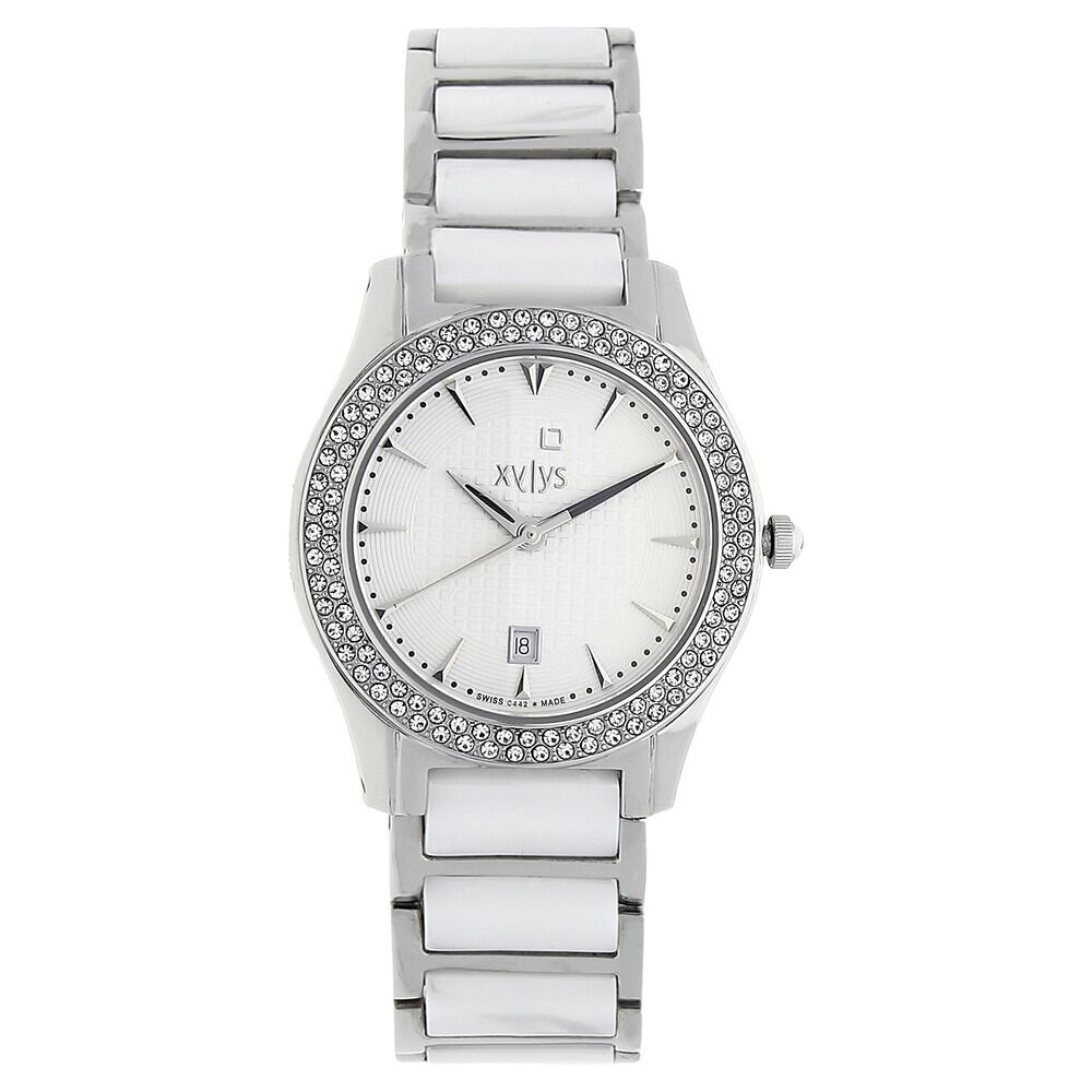 Buy Online Xylys Swiss Analog with Date Two Toned Stainless Steel