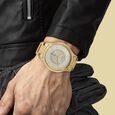 Titan Quartz Analog with Day and Date Yellow Dial Metal Strap Watch for Men - image number 5