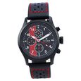 Titan Quartz Chronograph Silver Dial Leather Strap Watch for Men