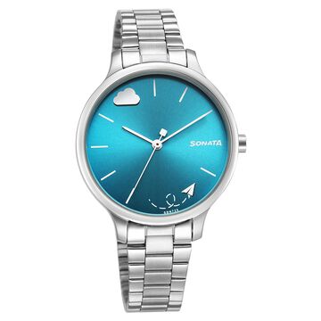 Sonata Play Blue Dial Watch for Women