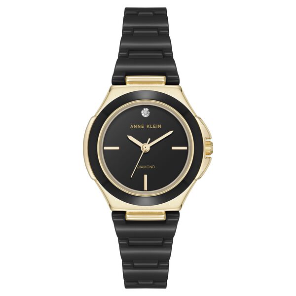 Anne Klein Quartz Analog Black Dial Ceramic Strap Watch For Women - image number 0