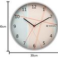 Titan Trendy & Modern looking Multi-coloured Dial Wall Clock Inspired from Cherry Blossom - 30.5 cm x 30.5 cm (Medium) - image number 4