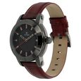 Titan Quartz Analog Solar Black Dial Leather Strap Watch for Women - image number 1