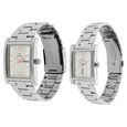Titan Bandhan Silver Dial Analog with Day and Date Stainless Steel Strap watch for Couple - image number 1