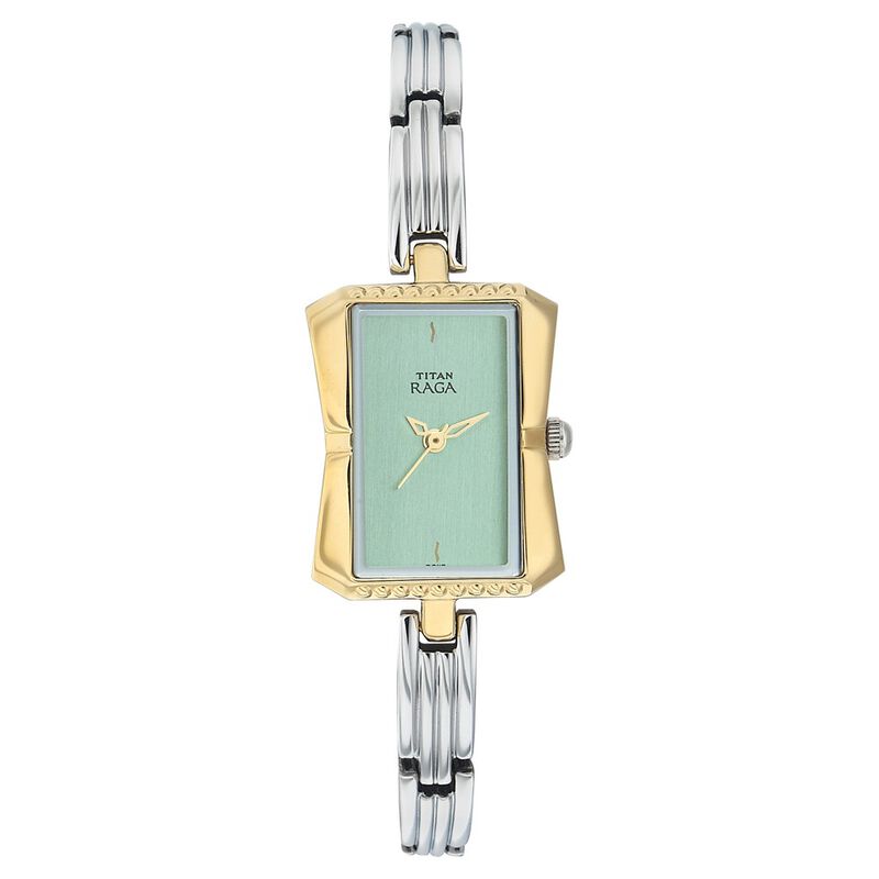 Titan Quartz Analog Blue Dial Watch for Women