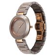 Titan Purple Ceramics Brown Dial Analog Ceramic Strap watch for Women - image number 2
