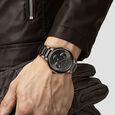 Titan Ceramic Fusion Multifunction Black Dial With Two Toned Color Stainless Steel Strap Watch For Men - image number 7