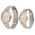 Sonata Quartz Analog with Date White Dial Metal Strap Watch for Couple - image number 1