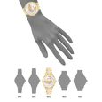 Anne Klein Quartz Analog White Dial Plastic Strap Watch for Women - image number 3