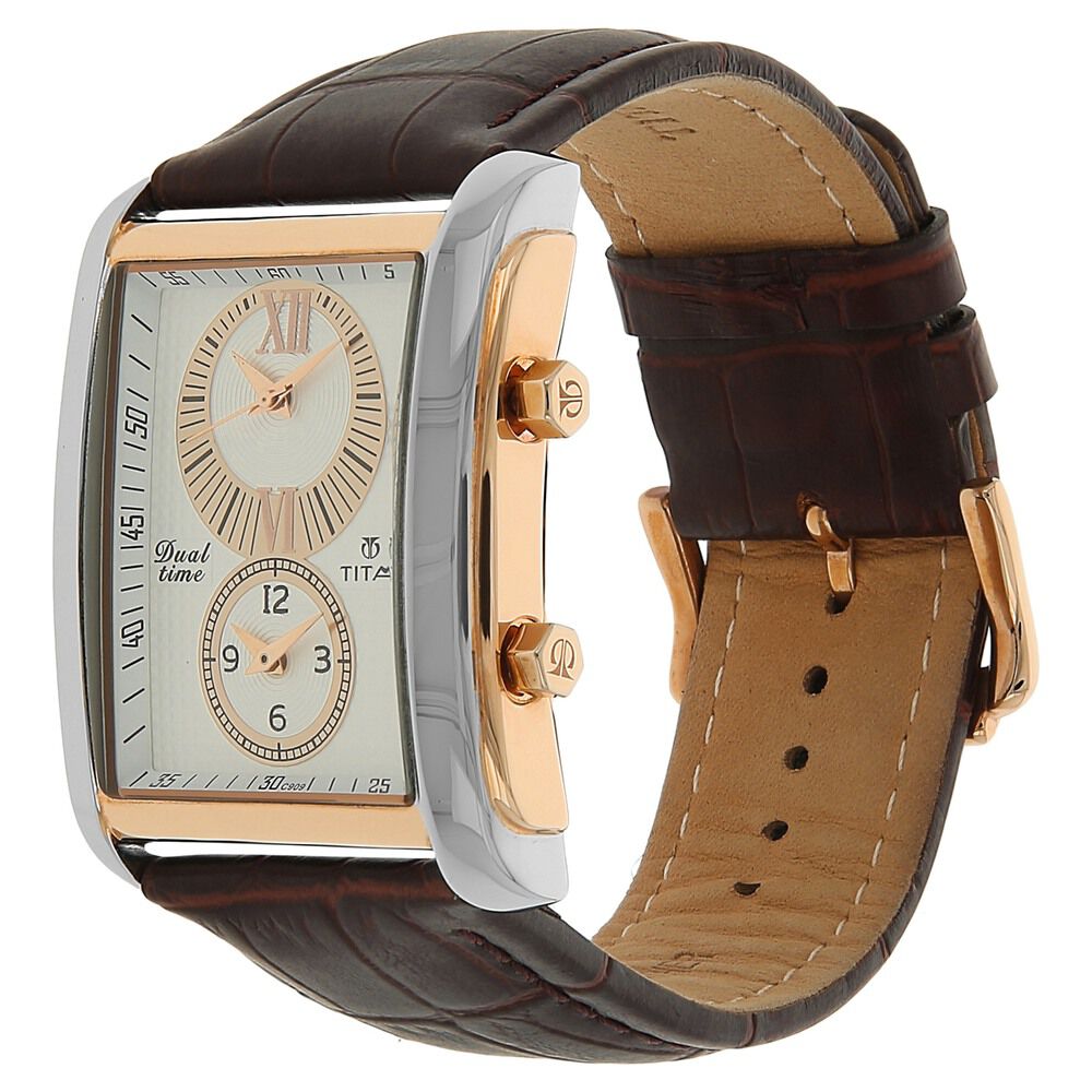 Buy Online Titan Orion White Dial Analog Metal Strap Watch for Men nl9309kl01 Titan