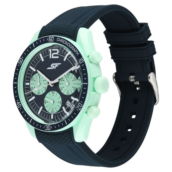 SF Genesis Bold Chronograph Watch for Men with Blue Strap - image number 1