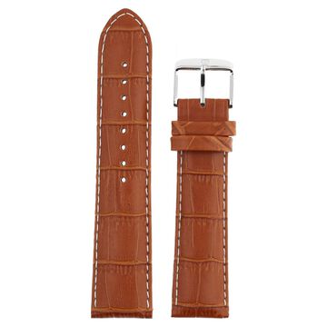 22 mm Tan Genuine Leather Straps for Men