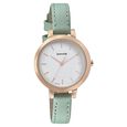 Sonata Blush It Up Pink Dial Women Watch With Leather Strap