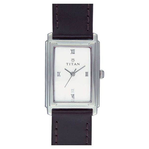 Titan Quartz Analog with Date White Dial Watch for Men - image number 0