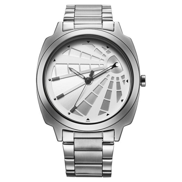Fastrack Groove Quartz Analog Silver Dial Guys Stainless Steel Watch - image number 1