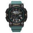 Fastrack StreetStyle Quartz Analog Digital Black Dial Black Polyether Strap Watch For Guys