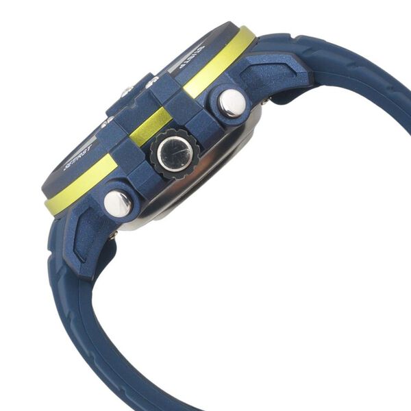 SF Quartz Analog Digital Dial Silicone Strap Watch for Men - image number 2