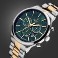 Xylys Triumph Swiss Chronograph Stainless Steel Green Dial Watch for Men - image number 1