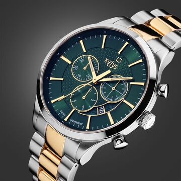Xylys Triumph Swiss Chronograph Stainless Steel Green Dial Watch for Men