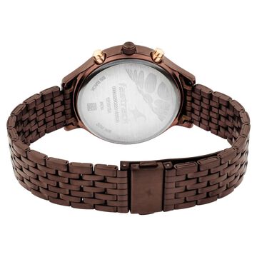Fastrack Ruffles Quartz Multifunction Black Dial Stainless Steel Strap Watch for Girls
