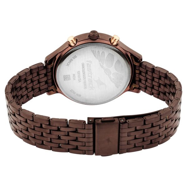 Fastrack Ruffles Quartz Multifunction Black Dial Stainless Steel Strap Watch for Girls - image number 5