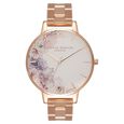 Olivia Burton Quartz Analog Multicoloured Dial Stainless Steel Strap Watch for Women - image number 0