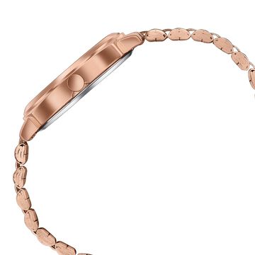 Sonata Vector Blue Dial Rose Gold-Tone Bracelet Watch for Men