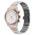 Titan Micromotors Analog with Retrograde Day and Date and Silver Dial Dual Tone Pink Stainless Steel Strap Watch for Men - image number 4