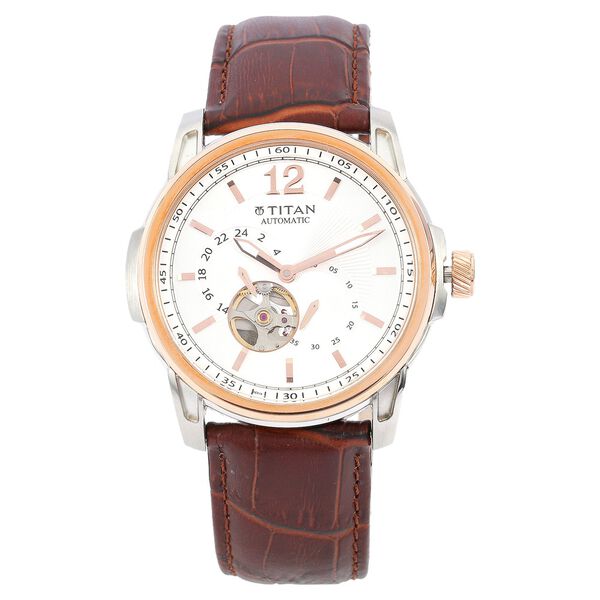 Titan Quartz Analog Silver Dial Watch for Men - image number 0