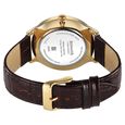 Sonata Gold Quartz Analog Regal Maroon With Gold Coin Dial Brown Leather Strap Watch For Men - image number 6
