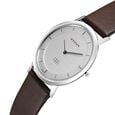 Titan Edge Silver Dial Analog Stainless Steel Leather Strap Watch for Men - image number 1