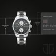 Titan Men's Metropolitan Charm: Men's Multifunctional Anthra Watch with Metallic Accents - image number 2